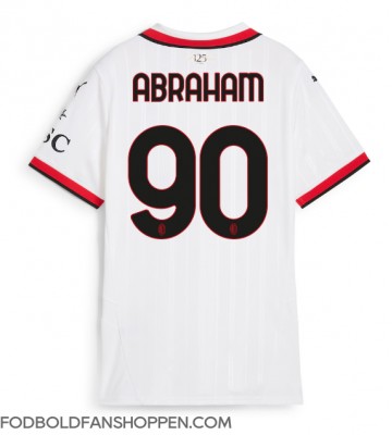 AC Milan Tammy Abraham #90 Udebanetrøje Dame 2024-25 Kortærmet